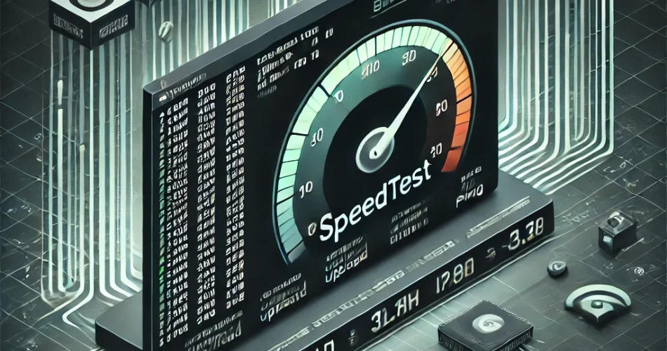 The image features a dark Linux terminal with